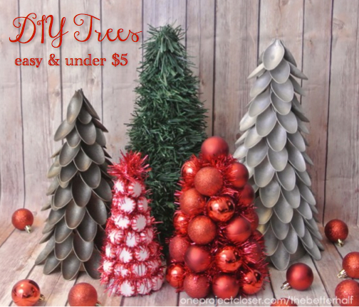 DIY Trees Under $5 from One Project Closer