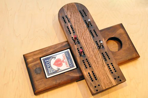 how to make a cribbage board