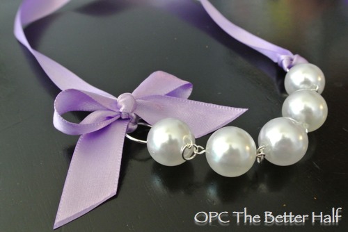DIY Interchangeable Ribbon and Pearl Necklaces - OPC The Better Half