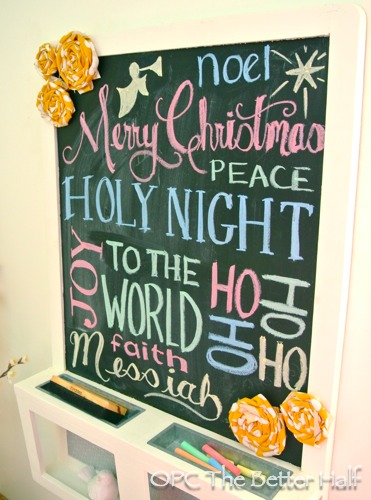 Christmas Chalkboard - OPC The Better Half