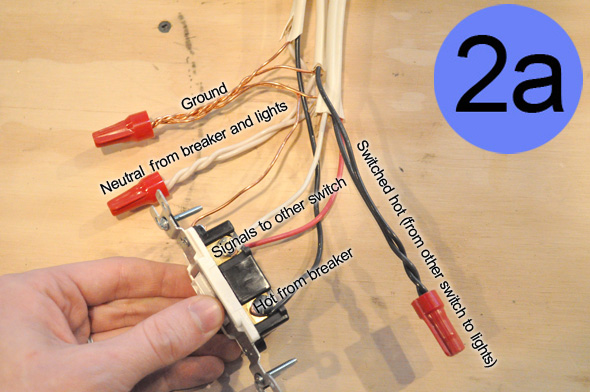 How To Convert A Regular Switched Circuit To A 3 Way