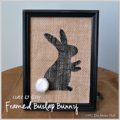 Burlap Bunny - OPC The Better Half