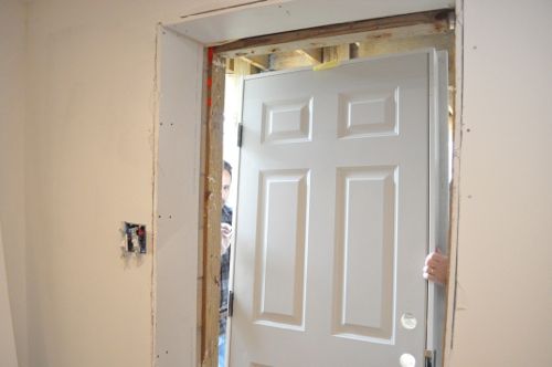 How to Install a Wider Prehung Door Exterior Door