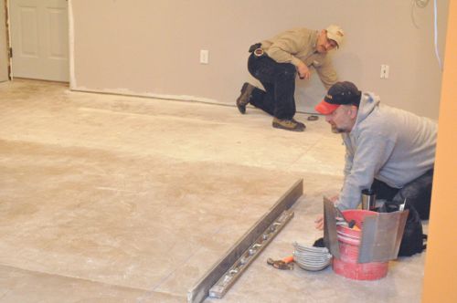 How To Level A Subfloor Before Laying Tile One Project Closer