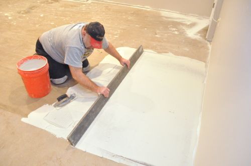 How To Level A Subfloor Before Laying Tile One Project Closer