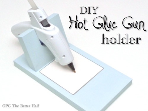 My Favorite Desk Accessory: A Hot Glue Gun Holder