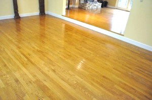 refinishing hardwood floor
