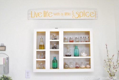 Spice Rack and Pallet Sign - OPC The Better Half