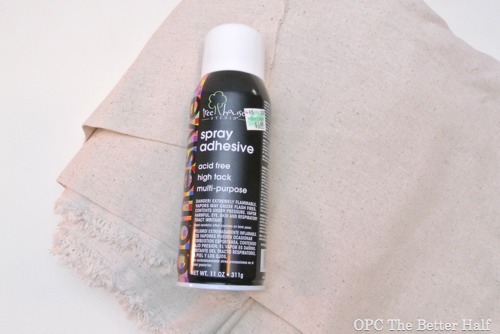 Fabric and Spray adhesive - OPC The Better Half
