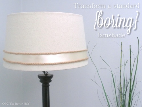 Tansform your (boring) lamp