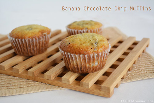 Banana-Chocolate-Chip-Muffins