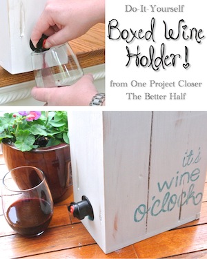 DIY Wine Box for Boxed Wine - OPC The Better Half