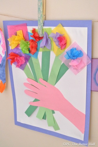 Bouquet of Paper Flowers Craft - OPC The Better Half