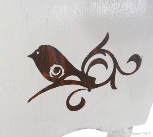 Inverse Stenciled Bird - OPC The Better Half