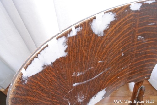 Using Wood Putty to repair wood Veneer - OPC The Better Half