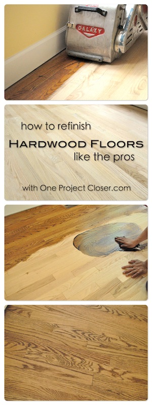 How to refinish hardwood floors