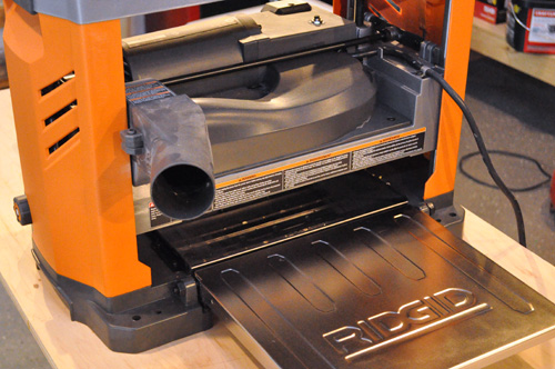 Wood store planer ridgid