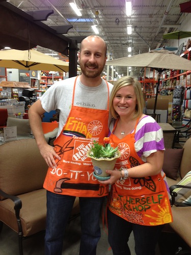OPC and The Better Half at Home Depot DIHworkshop