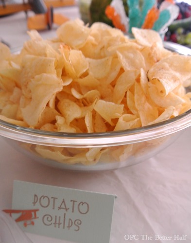 Potato Chips and Vintage Biplane Baby Shower Ideas - OPC The Better half