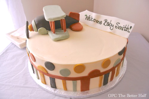 Biplane Cake  and other Vintage Biplane Baby Shower Ideas - OPC The Better Half