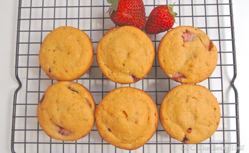 Strawberries and Cream Muffins from OPC The Better Half