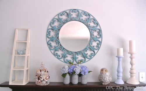 Painted Mirror Makeover from OPC The Better Half