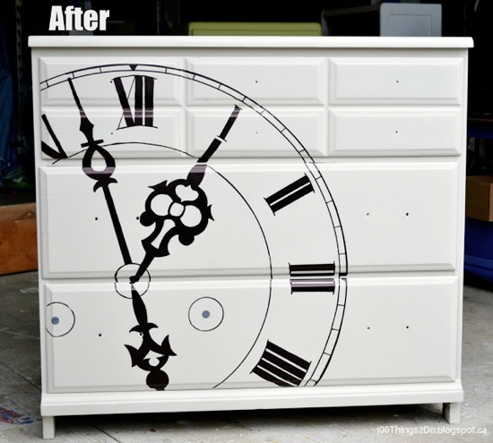 Clock dresser after