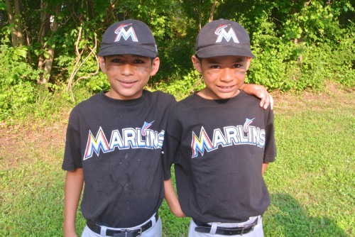 Jose and Bear - GO Marlins!