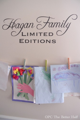 Kid's Art Display: Limited Editions - from OPC The Better Half