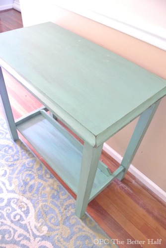 "After" Painted Hallway Table from OPC The Better Half