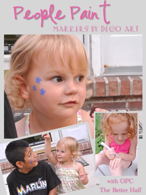 People Paint - face paint markers from Deco Art - with OPC The Better Half
