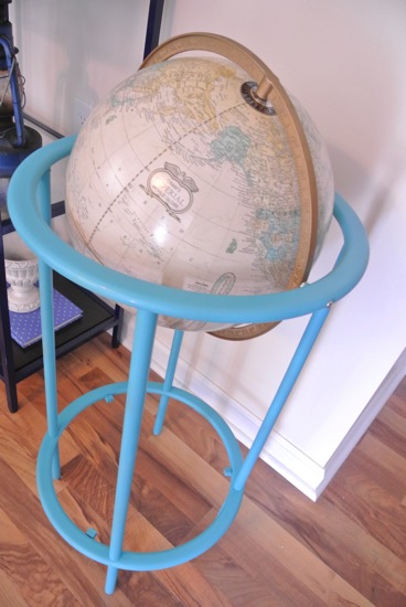 Painted globe - One Project Closer