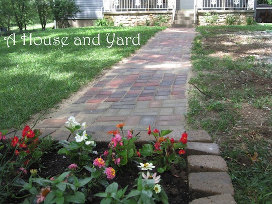 brick walkway