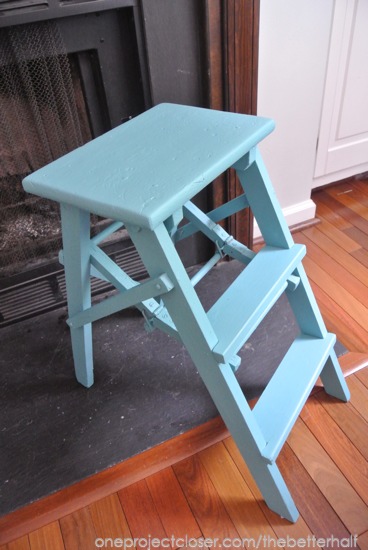 Painted step ladder - One Project Closer