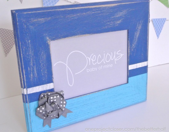 DIY Wooden Frames with Free Printable - One Project Closer