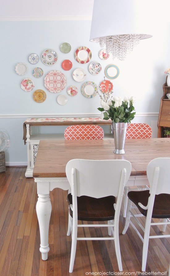 Dining Room Chairs Makeover with Annie Sloan Chalk Paint - One Project Closer