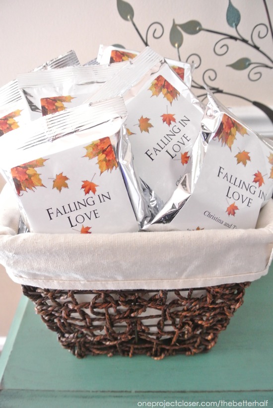 Falling In Love Party Favors - One Project Closer