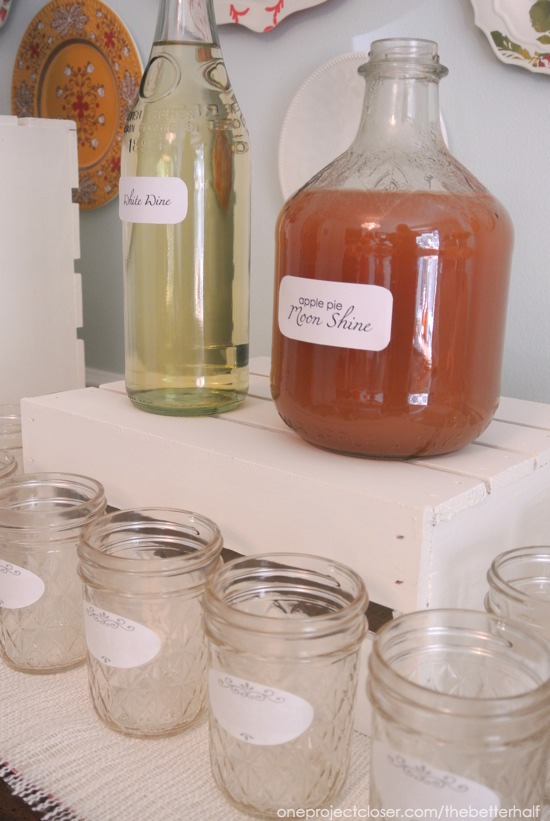 Wine and Apple Pie Moonshine - One Project Closer