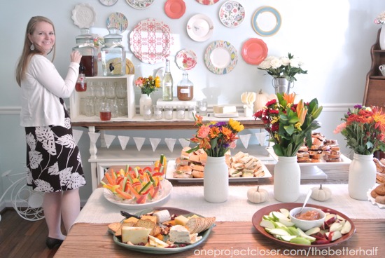 Fall Bridal Shower Ideas - One Project Closer