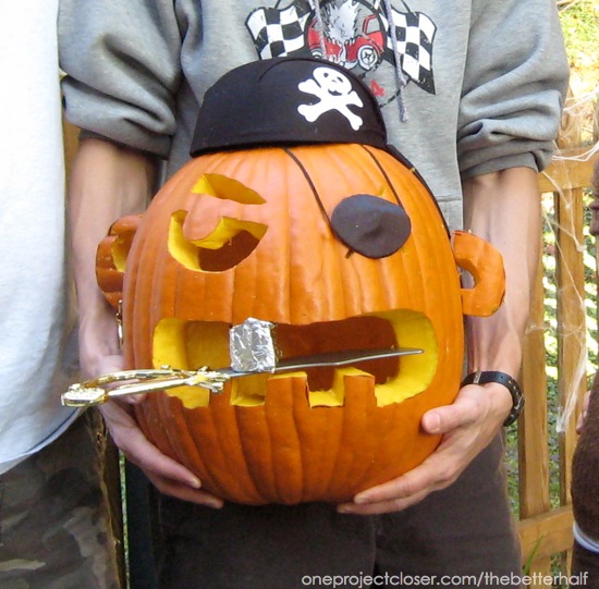 Pirate Pumpkin from One Project Closer