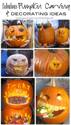 PumpkinCarving Ideas from One Project Closer