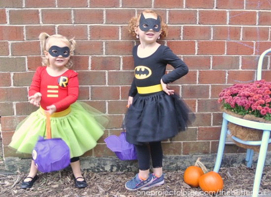 DIY Batgirl and Robin Girl Costumes!