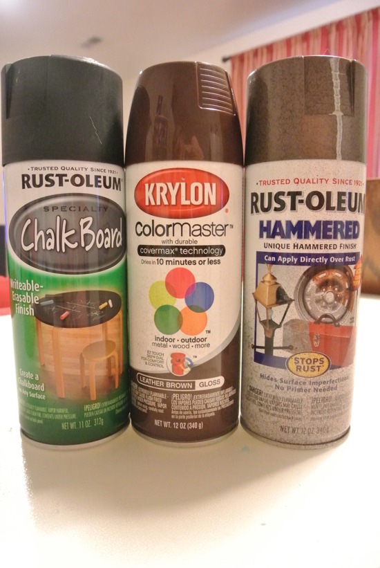 Krylon Colormaster Gloss Leather Brown Spray Paint + Primer