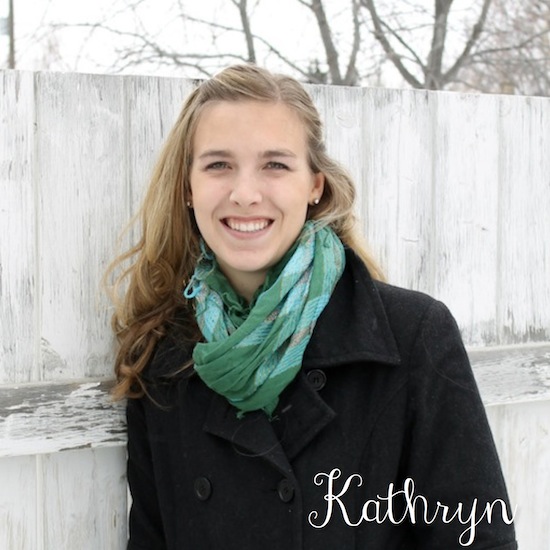 Kathryn from Blessed Life Atop a Cake Stand