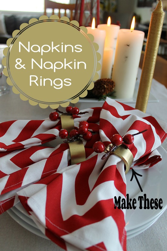 napkins and rings from One Project Closer