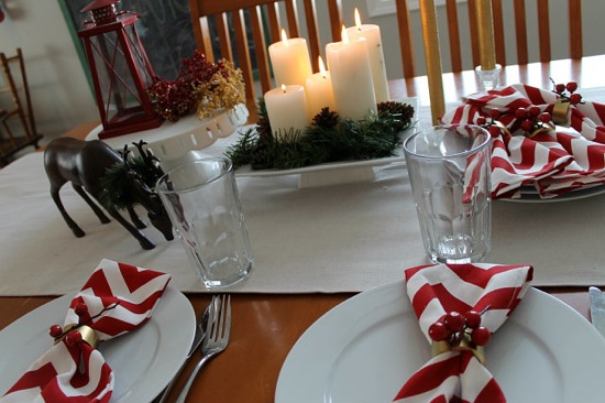 DIY Napkin Rings and Napkins from One Project Closer