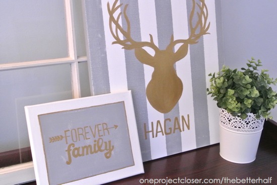 DIY Deer Head Art with One Project Closer