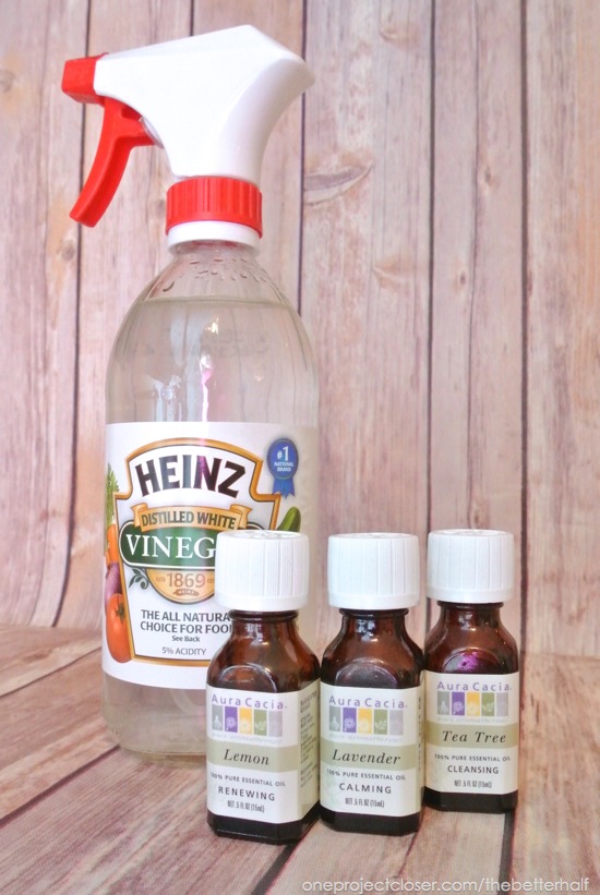 Homemade Cleaner with Essential Oils - One Project Closer