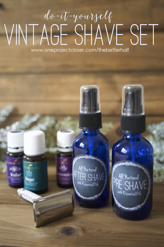 DIY Essential Oil Shave Set from One Project Closer