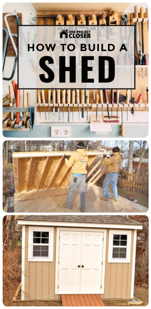 How to Build a Shed (with a Record 100+ Pics, Vids, and Diagrams!)
